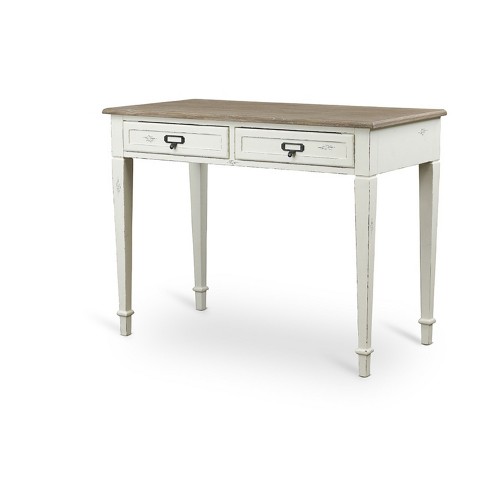 Dauphine Traditional French Accent Writing Desk White light Brown