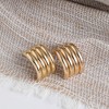 SOHI Women's California Gold Casual Drop Earring - 2 of 4
