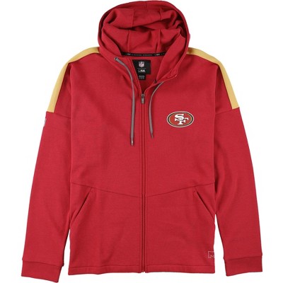 G-III Sports Mens San Francisco 49ers Hoodie Sweatshirt, Red, Large