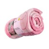 Yoobi SmileyWorld 50"x60" Faux Shearling Smiley Checkered Blanket Printed Pink - 2 of 4