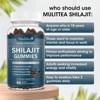 Mulittea Shilajit Gummies 800mg for Energy & Immune Support - 60 Gummies (Strawberry) - 3 of 4