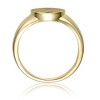 Charming 14k Yellow Gold Plated Modern Ring for Kids and Teens Featuring Bright Yellow Flower Enamel for a Fun and Stylish Accessory - 3 of 3