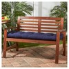 Kensington Garden 18"x51" Outdoor Bench Cushion - 2 of 4