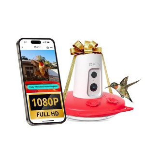 Birdfy Hummingbird Feeder Mini AI Smart Mini Feeder with 1080P Camera, 7-Day Free Trial, Ant Moat, Waterproof - 1 of 4