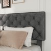 Frame with 4 Storage Drawers, Faux Leather Upholstered Platform Bed Frame, Adjustable Headboard, , No Box Spring Needed - 4 of 4