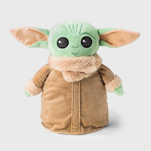 Kids Star Wars The Mandalorian Baby Yoda Plush Backpack Green Target