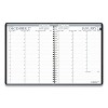 Recycled Professional Weekly Planner, 15-Minute Appts, 11 x 8.5, Blue Wirebound Soft Cover, 12-Month (Jan to Dec): 2026 - 2 of 4