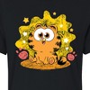 Women's - Garfield - Baby Garfield Paws And Stars Cropped Graphic T-Shirt - 2 of 4