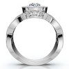 Pompeii3 1Ct TW Wendy Diamond Engagement Ring 10k Gold Lab Created - 2 of 4