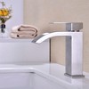 PAGED Bathroom Sink Faucet Single Handle Vanity Sink Faucet with Pop-Up Drain (with Overflow), Faucet for Bathroom Sink - 3 of 4