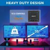Mount-It! Heavy Duty Dual Monitor Arm up to 35 in. 44 Lbs. Screens, RGB Lights, VESA Desk Mount for Two Widescreen Curved Monitors 27 32 34 35 Inches - 4 of 4
