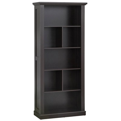 56 4 Tier Crossback Shelf Black - Buylateral