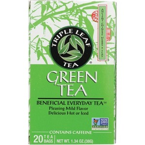 Triple Leaf Tea Green Tea. - 1 of 2