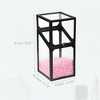 Unique Bargains Dustproof Faux Pearl Clear Makeup Brush Holder with Lid 1 Pc - 3 of 4