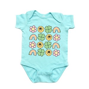 The Juniper Shop Smiley Clover Daisy Baby Bodysuit - 1 of 3