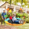 Costway 40'' Flying Saucer Tree Swing Indoor Outdoor Swing w/Hanging Strap Helicopter - 2 of 4