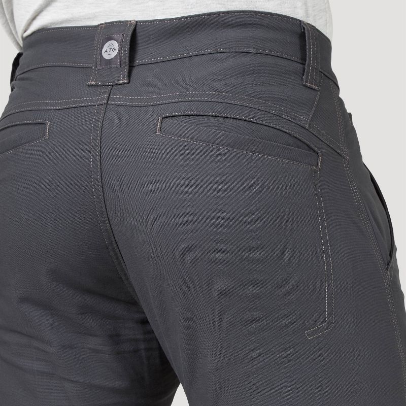 Wrangler Men's ATG Canvas Straight Fit Slim 5-Pocket Pants, 6 of 10