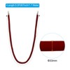 Unique Bargains Hotel Adjustable Velvet Stanchion Rope with Snap Hooks - 2 of 4