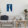 Stupell White Feather Peacock over Royal Blue Framed Giclee - 2 of 4