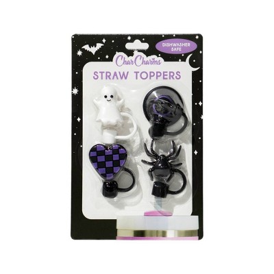 CharCharms 4pk Straw Toppers