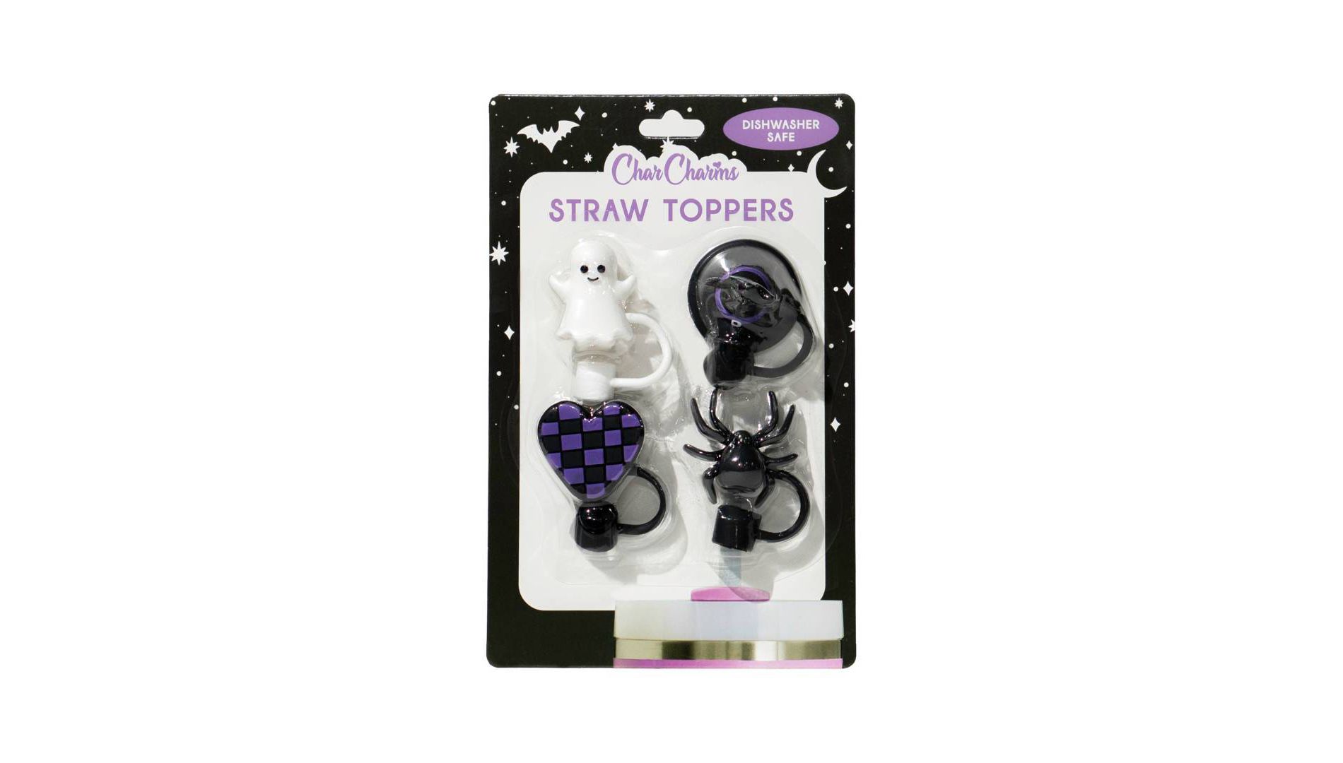CharCharms 4pk Straw Toppers