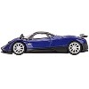 Pagani Zonda F Blu Argentina Blue Metallic with Black Top Limited Ed to 3000 pcs 1/64 Diecast Model Car by Mini GT - 2 of 3