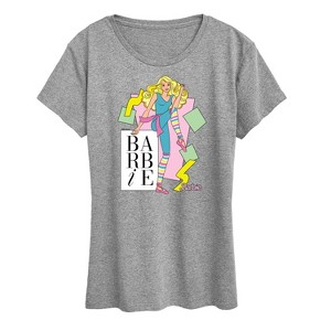 Women's - Barbie - Retro Aerobics Short Sleeve Graphic T-Shirt - 1 of 4