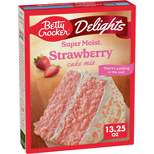 Betty Crocker Delights Strawberry Super Moist Cake Mix - 13.25oz