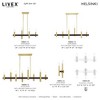 Livex Lighting Helsinki 4 - Light Chandelier in  Satin Brass/Bronze - 4 of 4