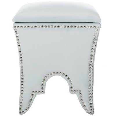 Deidra Ottoman with Silver Nail Heads  - Safavieh