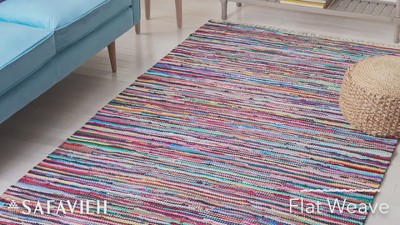 Handwoven Charisma Rectangular Gray Cotton Area Rug 9' x 12'