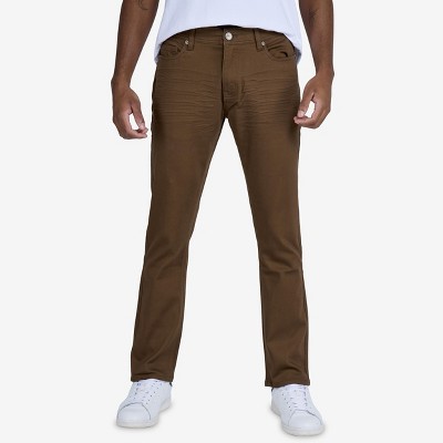 X RAY Men's Slim Stretch Twill Colored Pants,Work or Casual(Big and Tall in available)