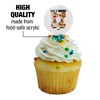 Looney Tunes Taz Daily Moods Cupcake Picks Toppers Decoration Set of 6 - 3 of 4