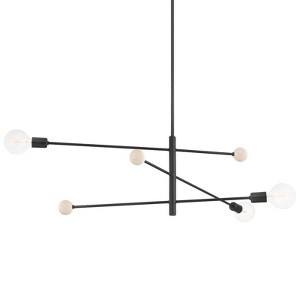 Mitzi Slater 3 - Light Chandelier in  Soft Black - 1 of 1
