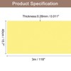 Unique Bargains Wallpaper, Peel and Stick Wallpaper Contact Paper Solid Color Vinyl Self-Adhesive Wall Paper Decorative Lemon Yellow 118" x 15.7" - 2 of 4