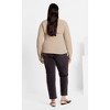 Women's Plus Size Rina Sweater - latte marle | CITY CHIC - 4 of 4