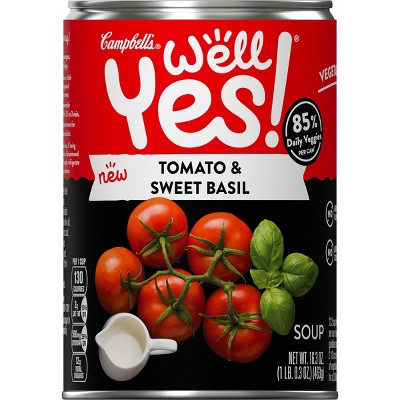 Campbell's Well Yes! Tomato Basil Bisque - 16.3 fl oz