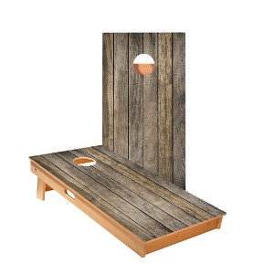 Large Panel Wood Cornhole Boards - ACA Star Series - 1 of 3