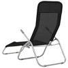 vidaXL Folding Sun Loungers 2 pcs Textilene Black - 4 of 4