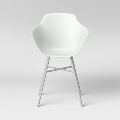 white metal chairs target