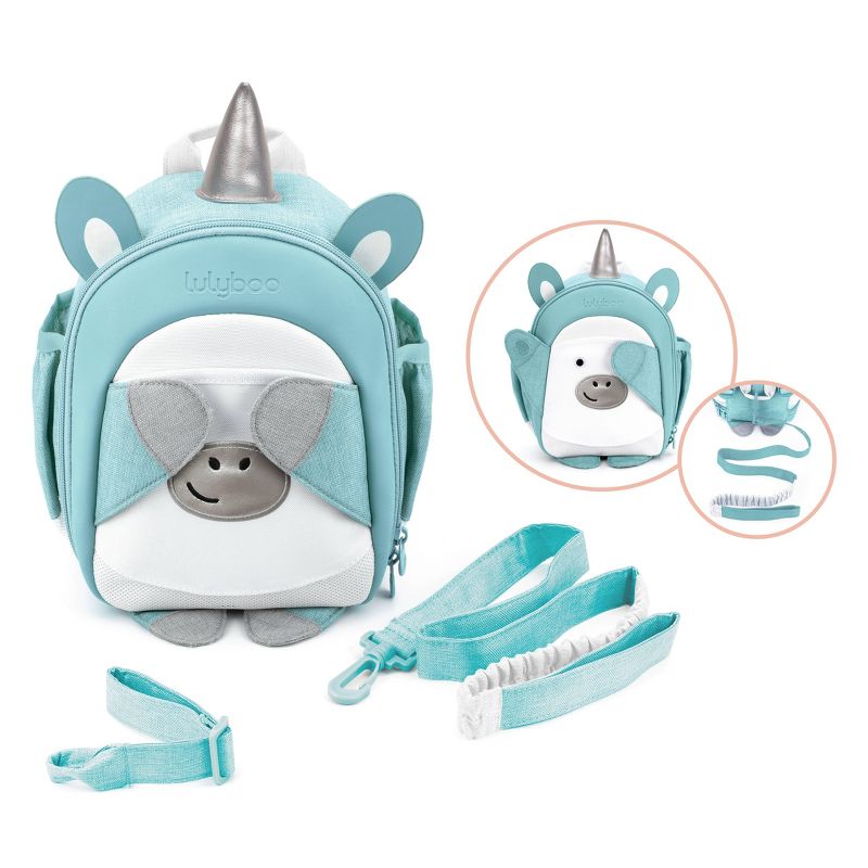 Lulyboo Boo! Monkey Toddler Backpack with Security Harness, 4 of 17