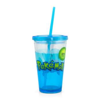 Just Funky Pokemon Carnival Cup With Glitter and Confetti Featuring Squirtle 16oz.