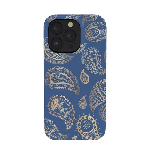 blue and gold iphone 11 case