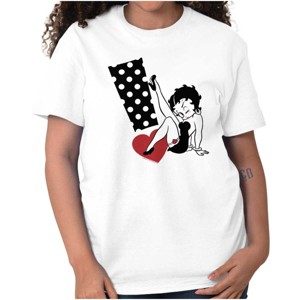 Betty Boop Cartoon Sassy Exclamation Womens Graphic T Shirt Tees Brisco Brands - 1 of 4