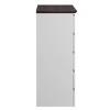Syemin Shoe Racks 5 Drawer Dresser, Modern Closet Dressers Chest of Drawers, White Storage Dresser Chest Cabinet, White, 23.62"*15.74"*39.37" - 4 of 4