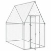 vidaXL Chicken Cage Silver Galvanized steel 78.7 x 39.4 x 74.8 in - 4 of 4