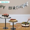 Unique Bargains Round Smooth Wedding Party Cupcake Acrylic Display Stand 3 Pcs - 3 of 4