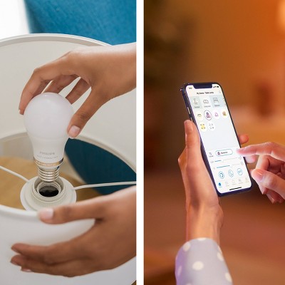 Philips Clear Glass Smart Wi-Fi LED Dimmable Edison Bulb