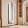 FONTOI Arched/Rectangle Full Length Floor Mirror with Aluminum Alloy Frame Large Standing Mirror for Bedroom Living Room Entryway Bathroom - 2 of 4