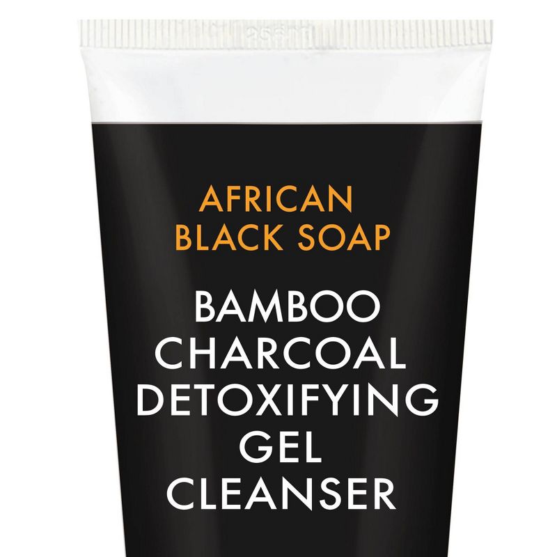 SheaMoisture African Black Soap Bamboo Charcoal Detoxifying Gel Cleanser - 4oz, 3 of 4